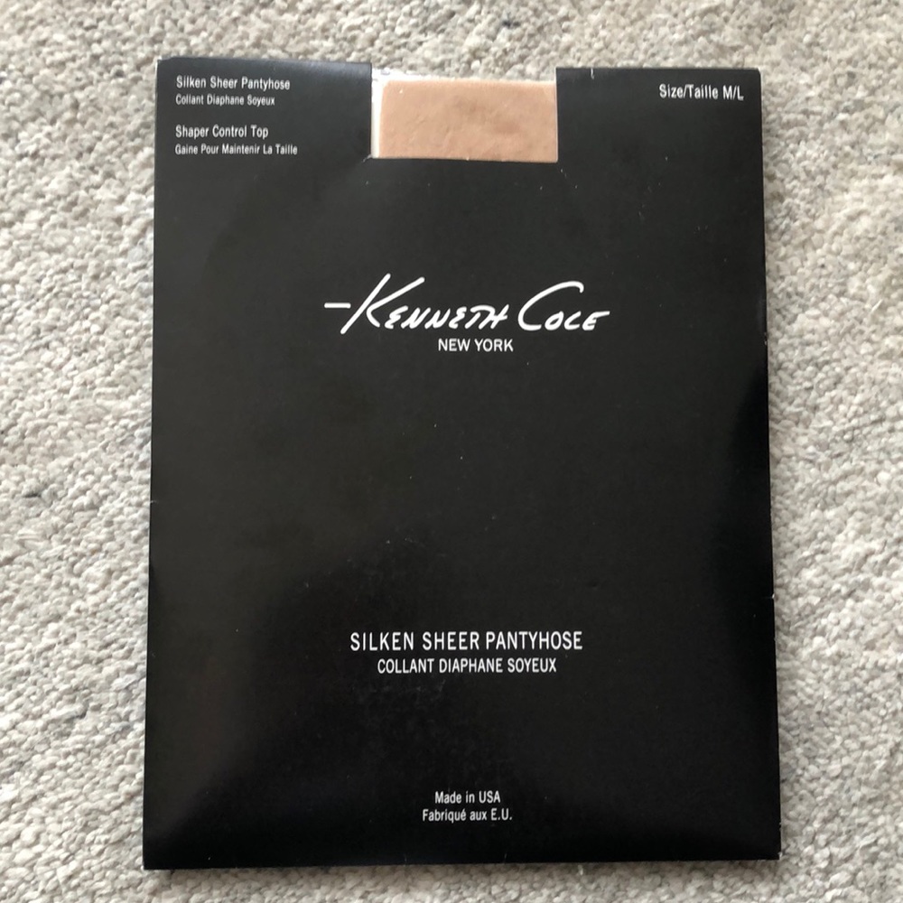 Kenneth Cole NY sheer control top pantyhose $9